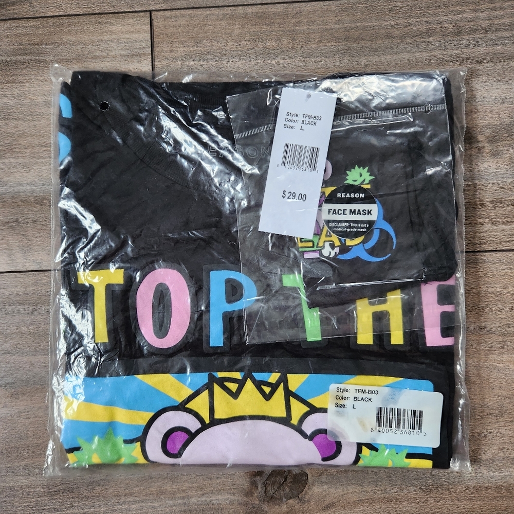 Mens Reason T Shirt NWT L